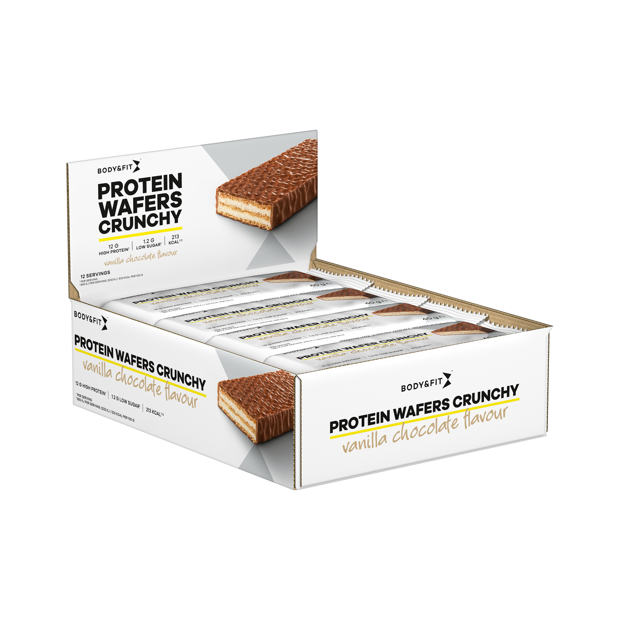 Gaufrettes protéinées croquantes Protein Wafers Crunchy