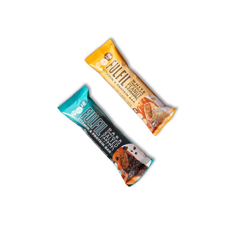 Vitamin & Protein Bar Mix Box* Salted Caramel and White Chocolate Peanut Caramel