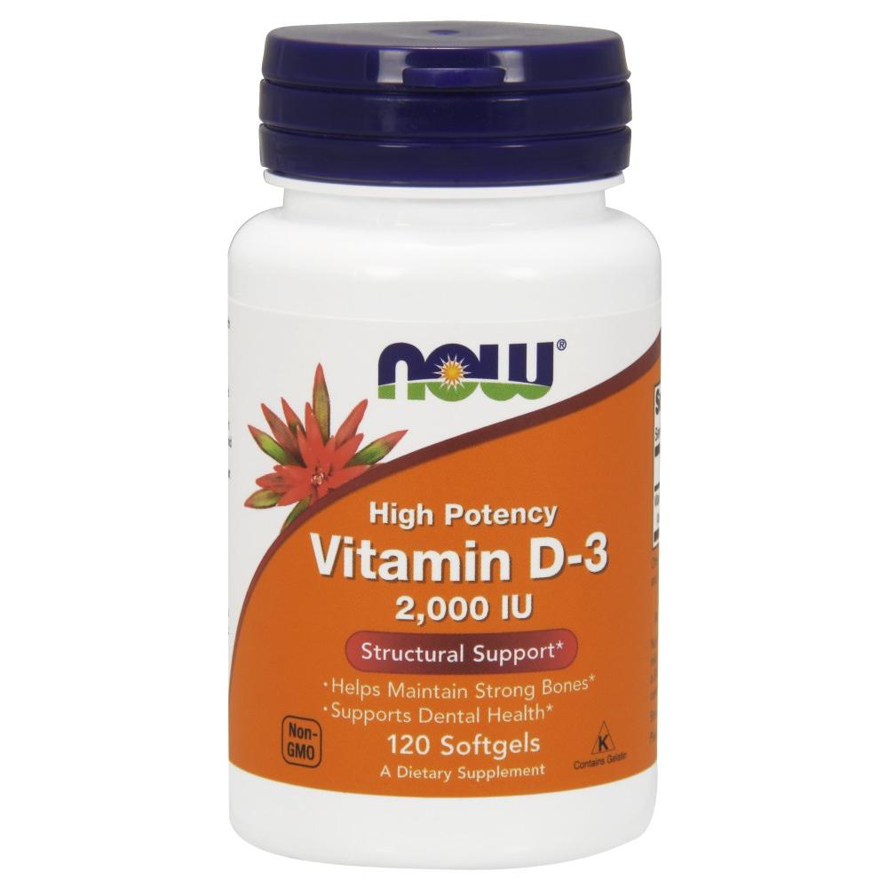 NOW FOODS VITAMIN D3 2000IU