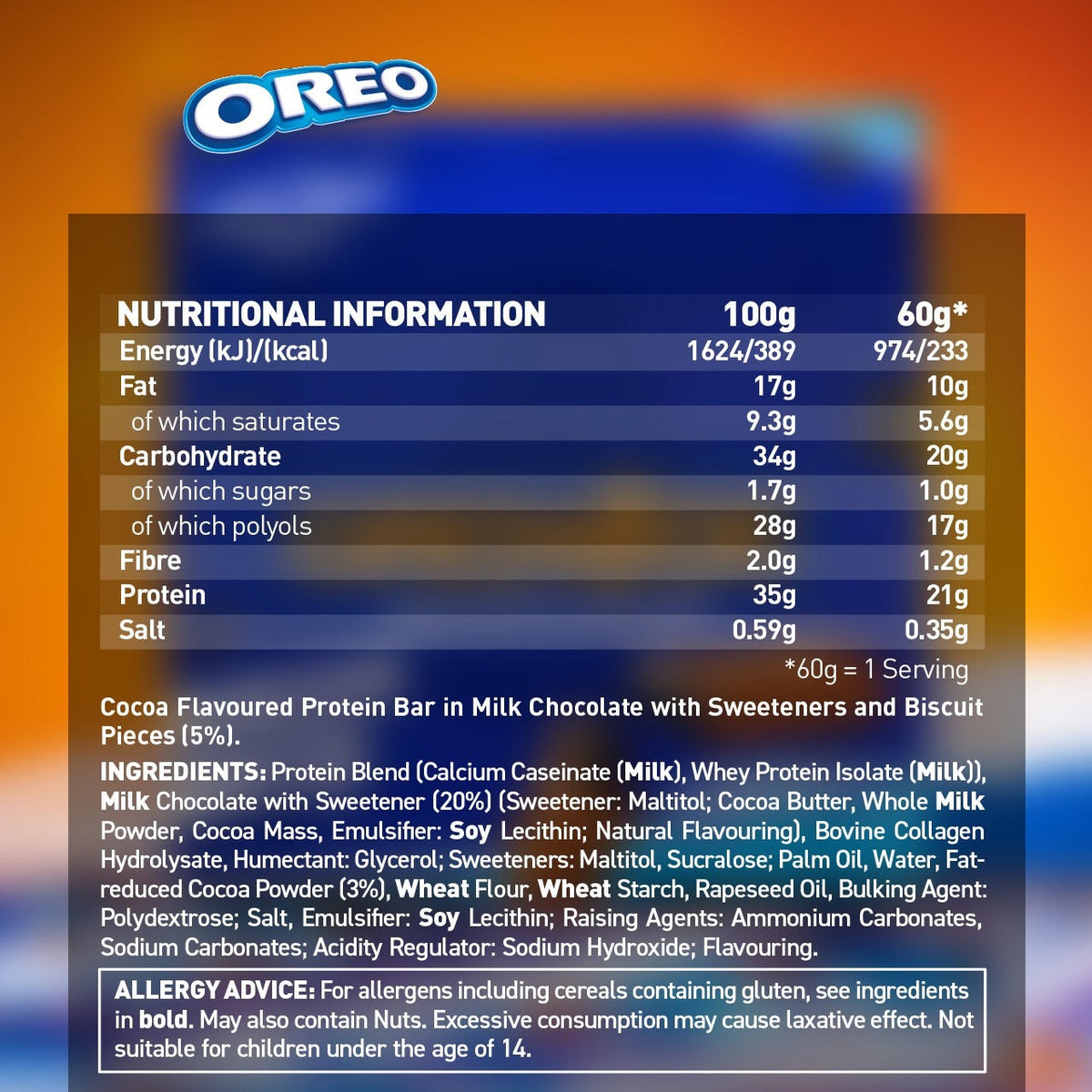 Grenade Protein Bar Oreo White