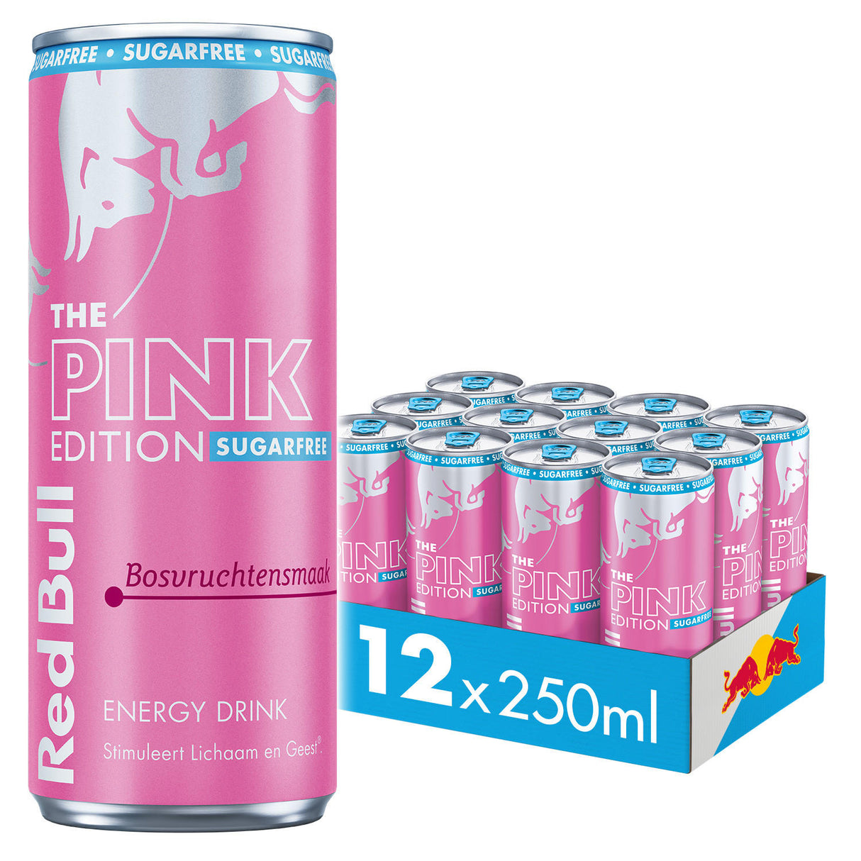 Red Bull Sugar Free Energy Drink - Pink edition