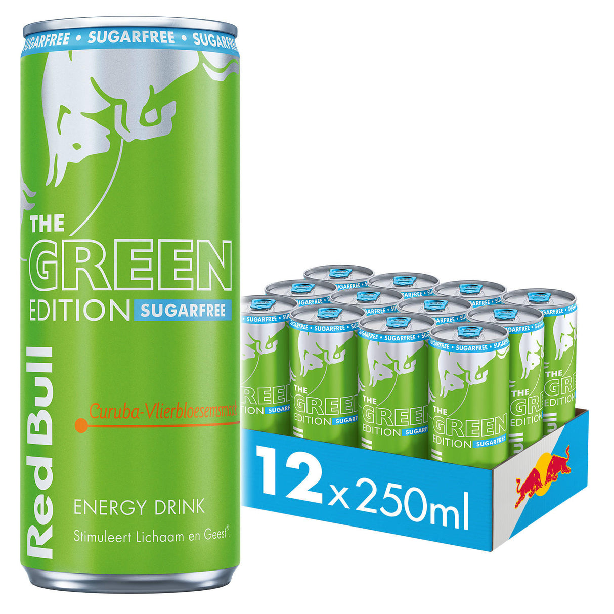 Red Bull Sugar Free Energy Drink - Green edition
