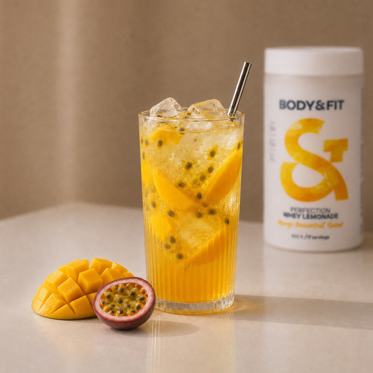 Body&Fit Perfection Whey Lemonade - shake (Mango Passion Fruit) |