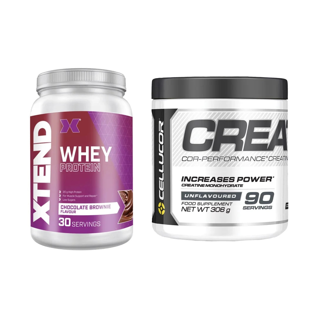 Xtend Whey + Cellucor Creatine