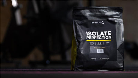 een zak whey isolate perfection van body&fit
