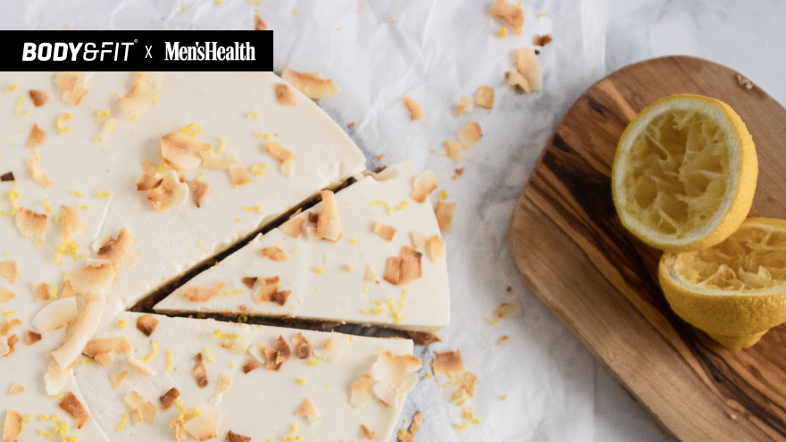 Cheesecake citron-coco signé Body&Fit x Men’s Health.