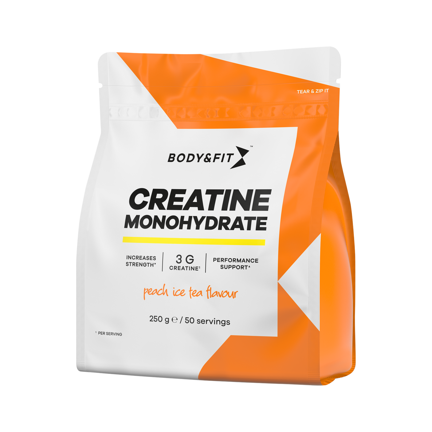Body&Fit Creatine Monohydrate poeder – Perzik IJsthee – 250g