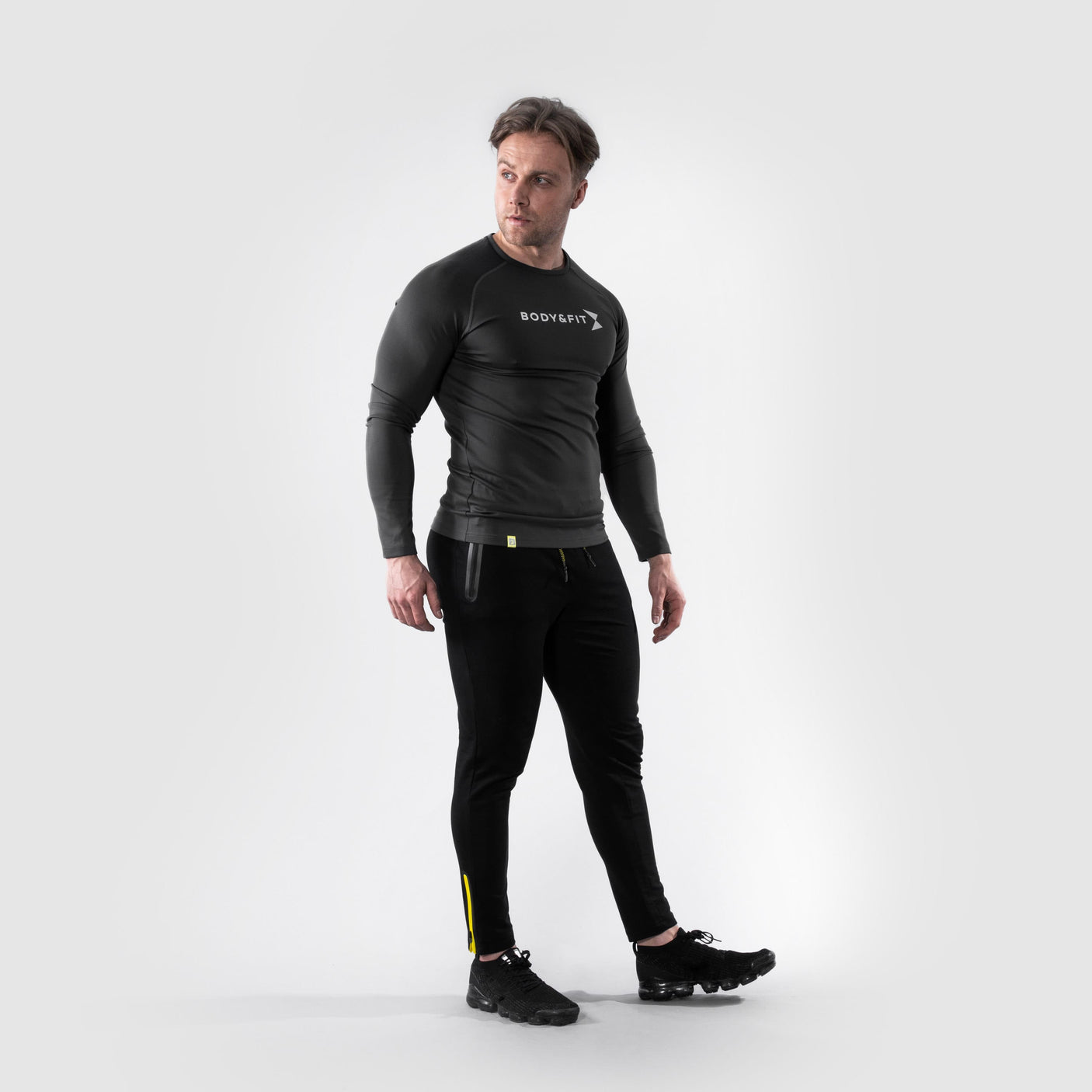 Hero Motion T-shirt Manches Longues - Gris