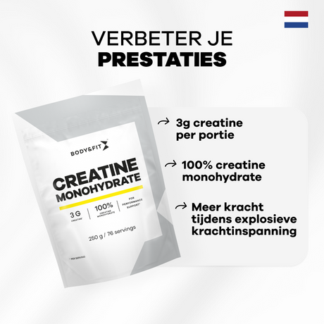 Body&Fit Creatine Monohydrate poeder – belangrijkste voordelen