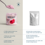 Body&Fit Flavour Powder - vergelijking 90g (Raspberry Yoghurt)