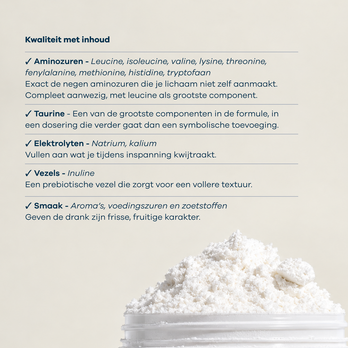 Body&Fit Perfection Amino - voordelen