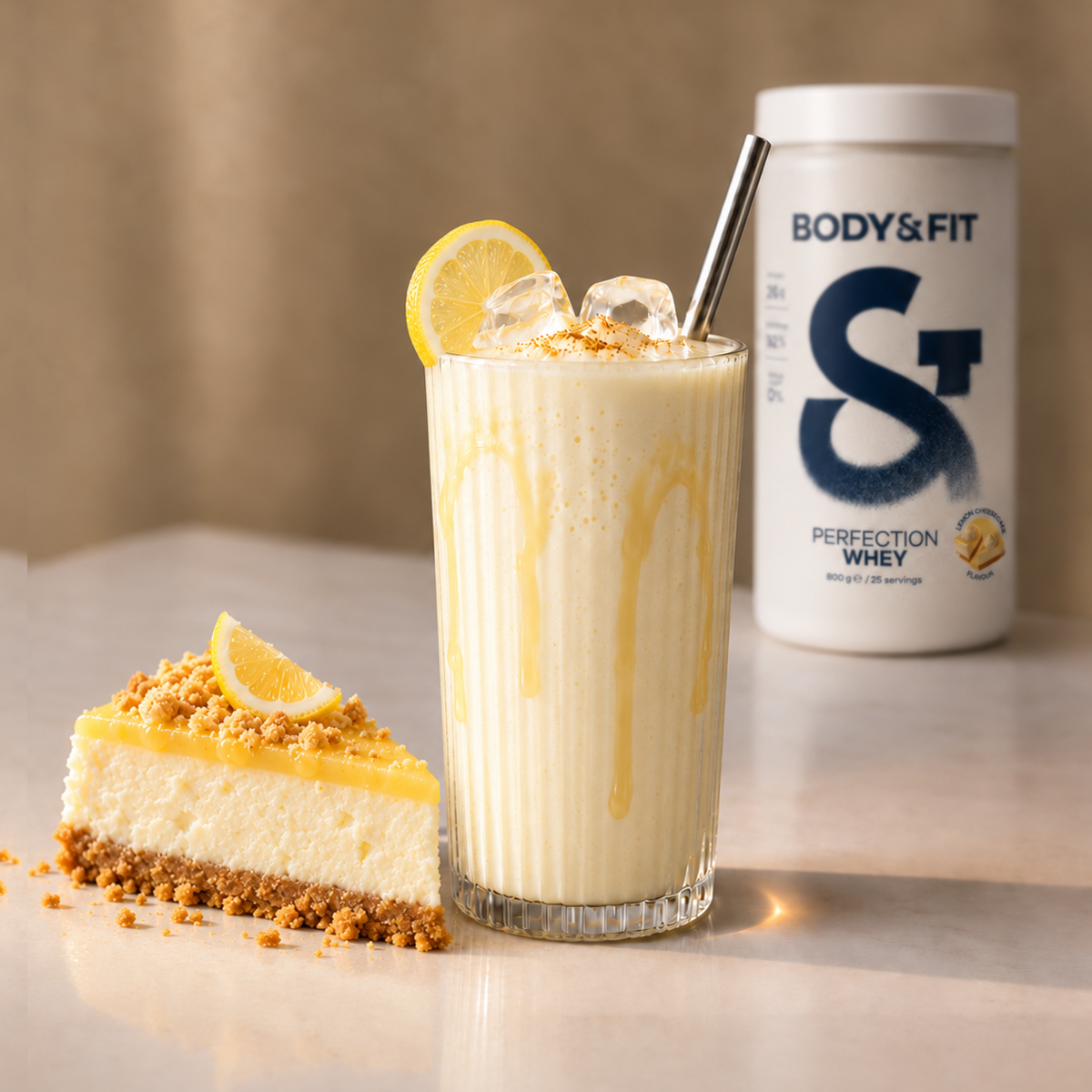 Body&Fit Perfection Whey - NEW Lemon Cheesecake shake