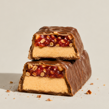 Salted Peanut Caramel & Raspberry flavour