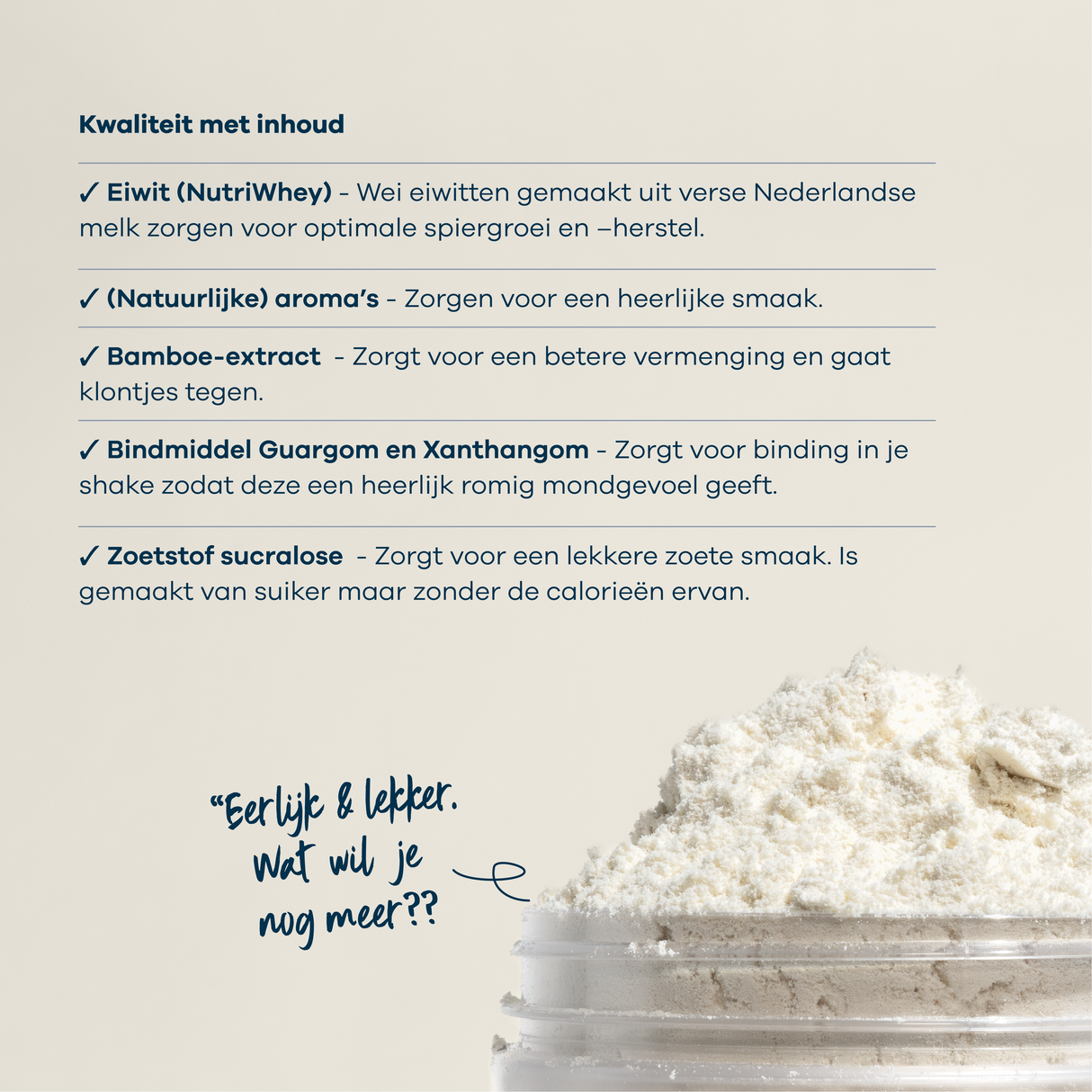 Body&Fit Whey Perfection - ingredienten 800g (Chocolate)