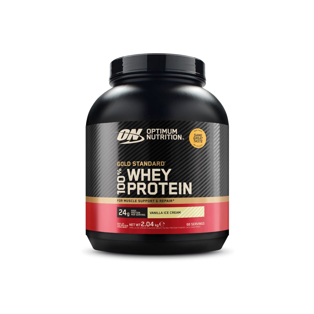 Optimum Nutrition Gold Standard 100% Whey Protein eiwitpoeder – productfoto