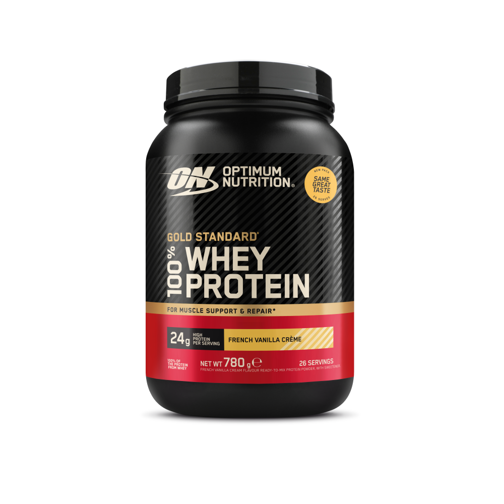 Optimum Nutrition Gold Standard 100% Whey Protein eiwitpoeder – productfoto