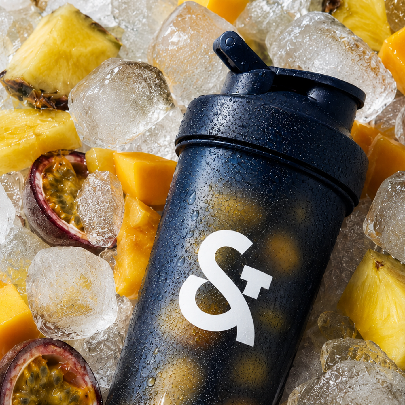 Fruit Punch shaker met tropisch fruit
