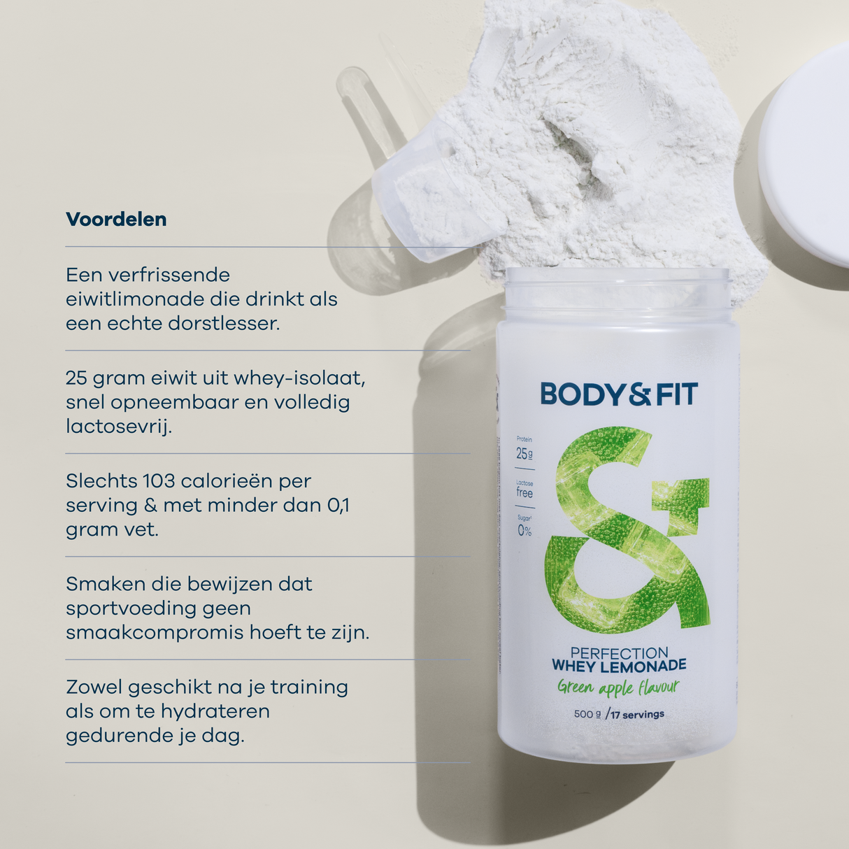 Body&Fit Perfection Whey Lemonade - benefits (Green Apple)