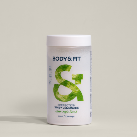 Body&Fit Perfection Whey Lemonade - hero (Green Apple) | NL,nl-BE