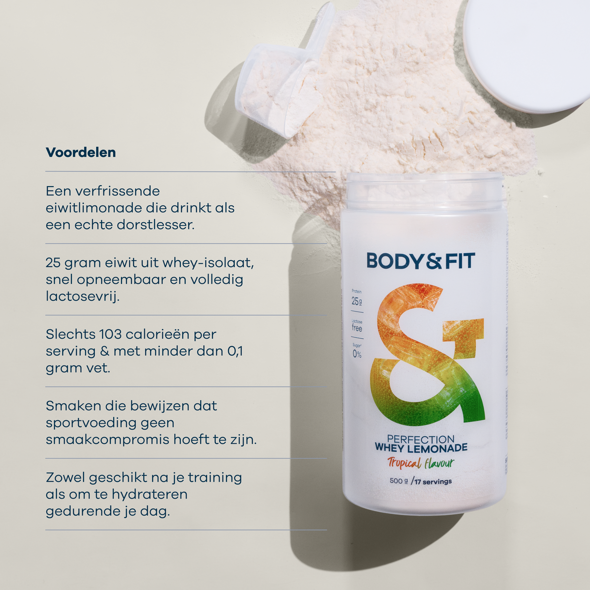 Body&Fit Perfection Whey Lemonade - benefits (Tropical)
