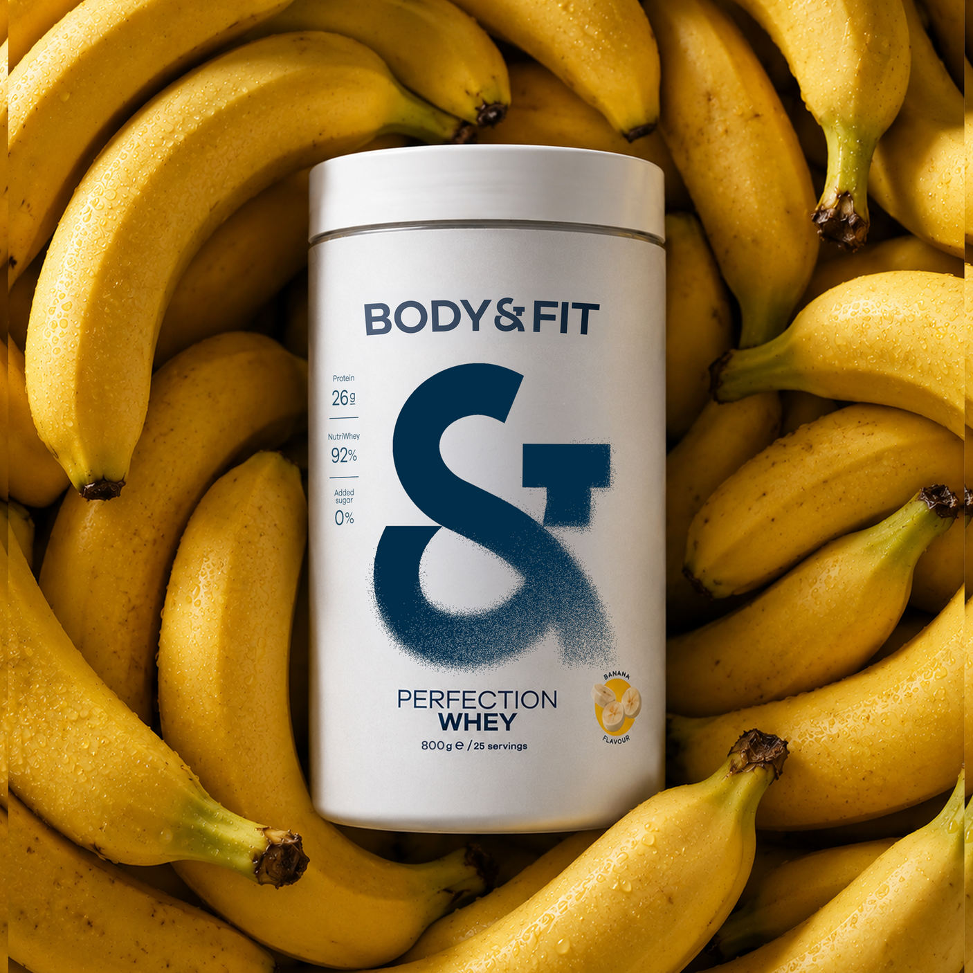 Body&Fit Whey Perfection - NEW Banana - 800g
