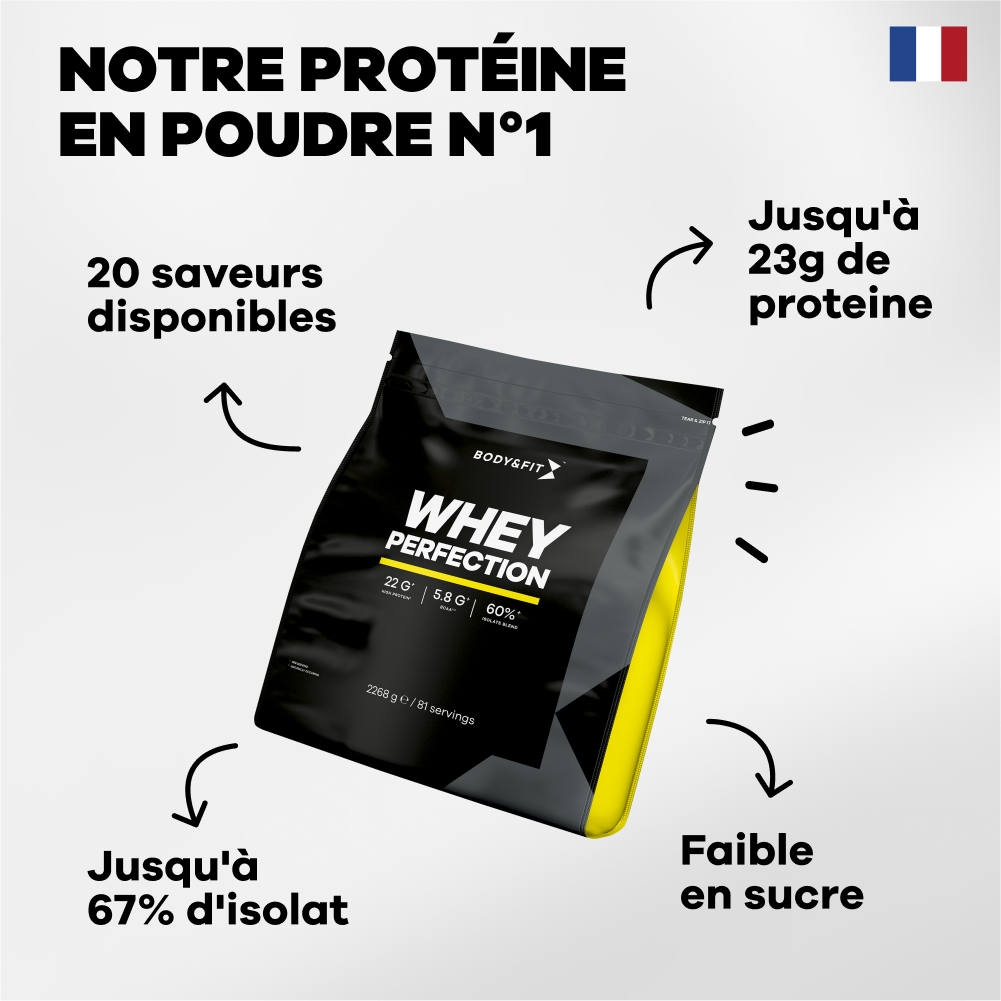 Body&Fit Whey Perfection eiwitpoeder – belangrijkste voordelen